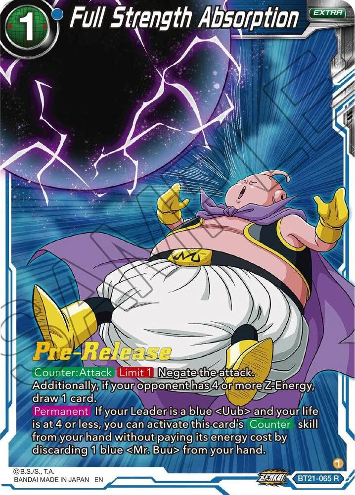 Full Strength Absorption [Pre-Release] #BT21-065