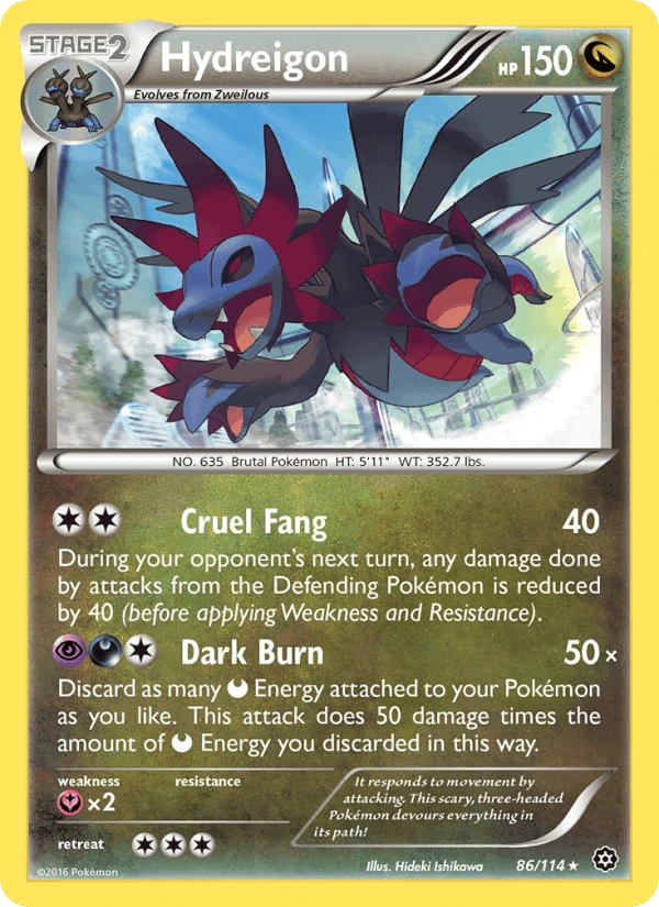 Hydreigon Holo #86