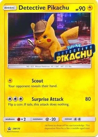 Detective Pikachu Stamped #SM170