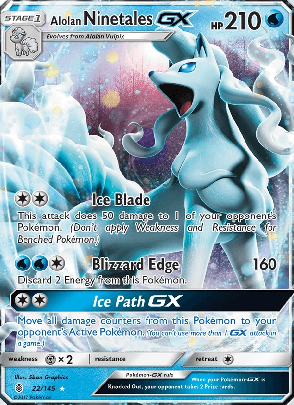 Alolan Ninetales Gx #22