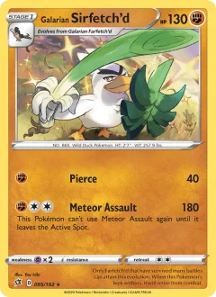 Galarian Sirfetch'd Reverse Holo