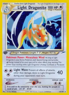 Light Dragonite 1st Edition