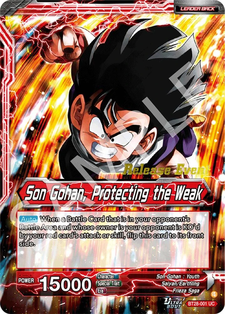 Son Gohan // Son Gohan, Protecting the Weak [Release Event] #BT28-001