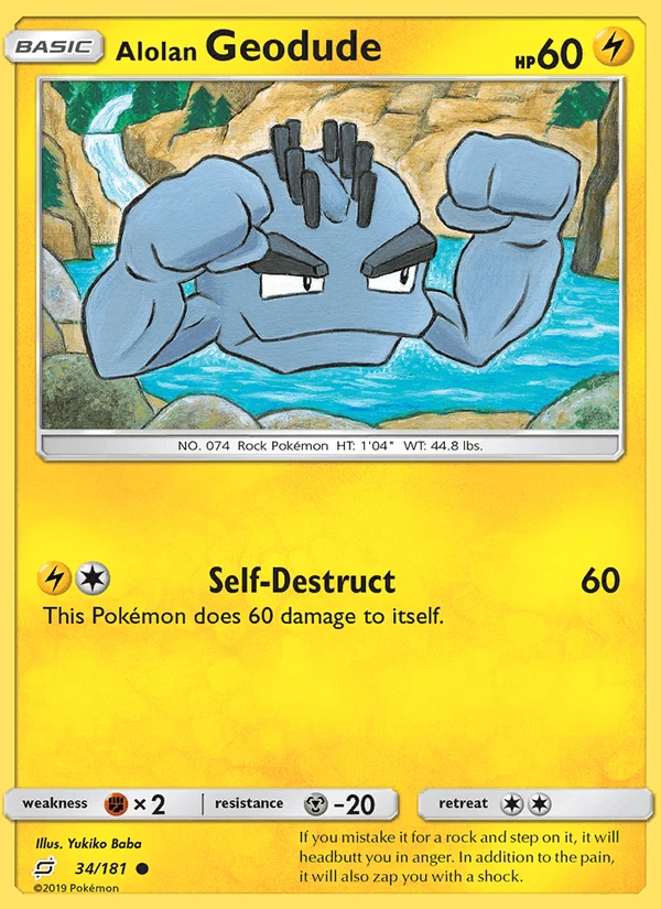 Alolan Geodude #34