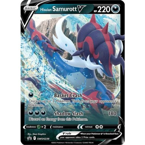 Hisuian Samurott V Swsh239