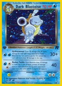 Dark Blastoise 1st Edition