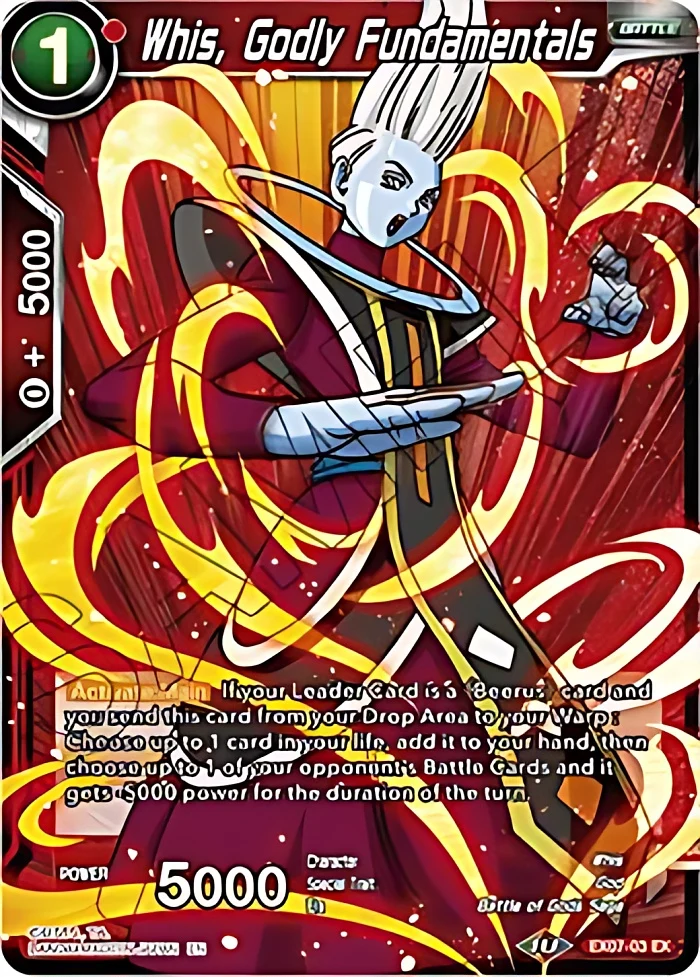 Whis, Godly Fundamentals #EX07-03