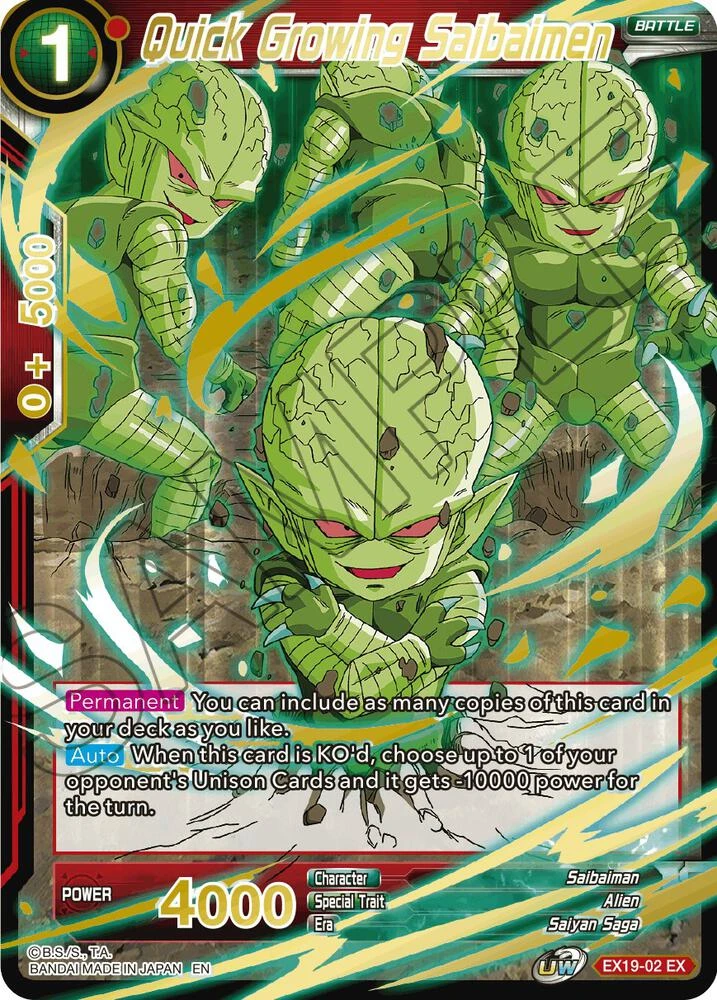 Quick Growing Saibaimen #EX19-02