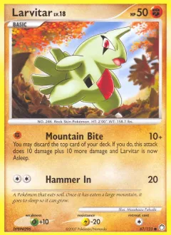 Larvitar Reverse Holo
