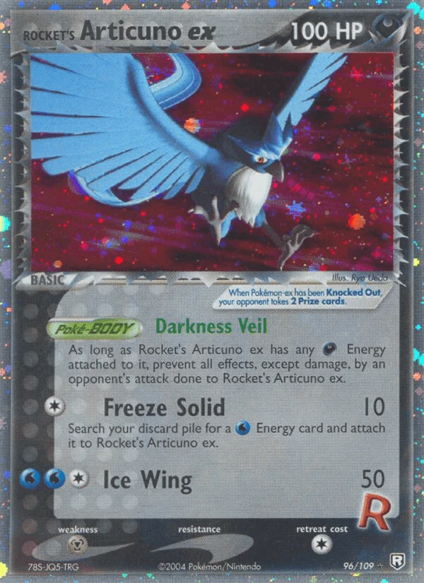 Rocket's Articuno Ex #96