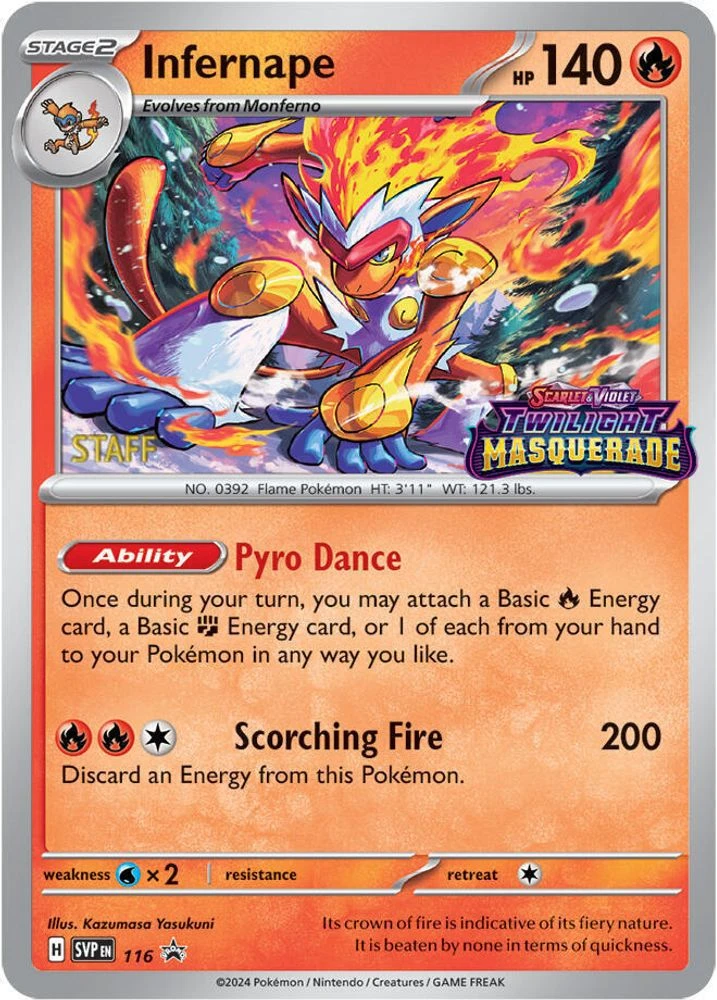 Infernape Staff #116