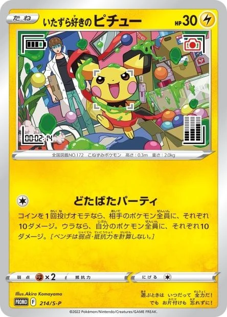 Mischievous Pichu 214s P