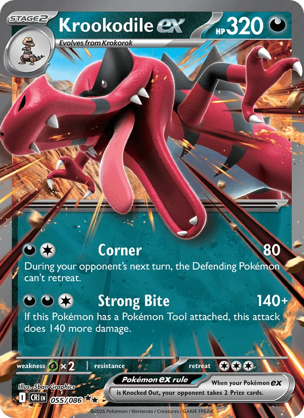 Krookodile Ex #55