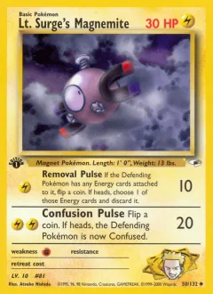 Lt Surge's Magnemite