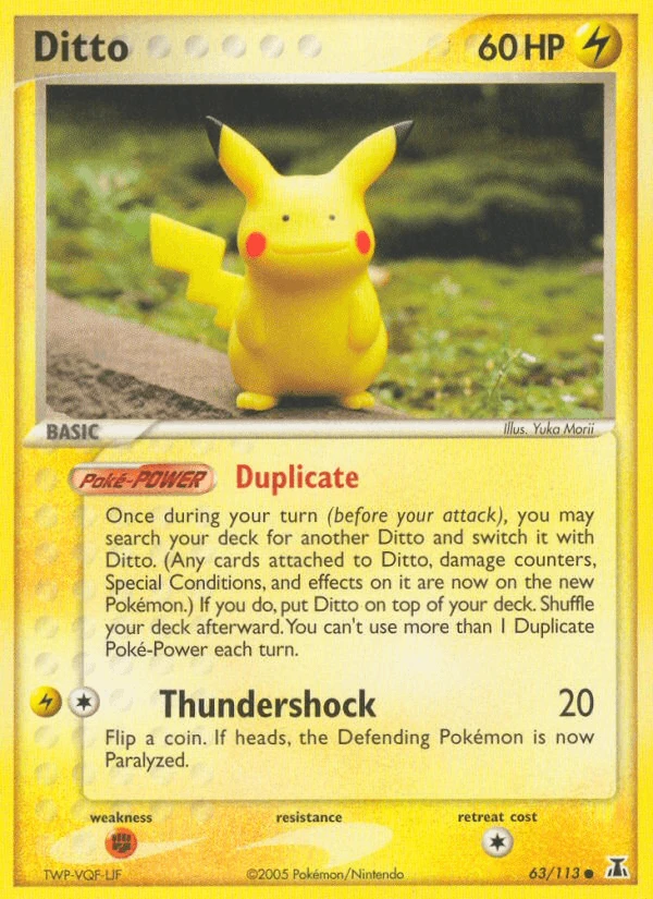 Ditto Pikachu #63