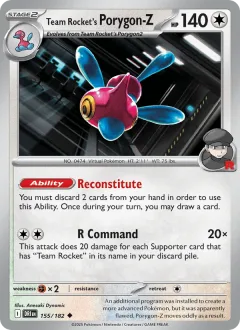Team Rocket's Porygon-Z Reverse Holo