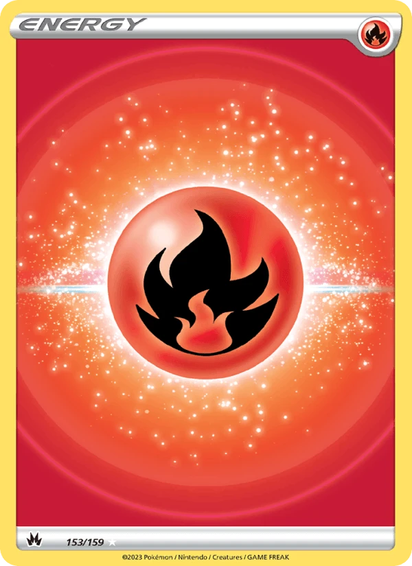 Fire Energy Holo #153