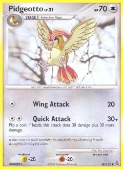 Pidgeotto Reverse Holo