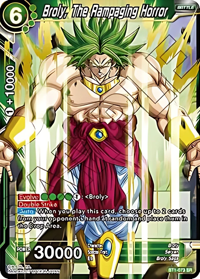Broly, The Rampaging Horror [Shatterfoil] #BT1-073