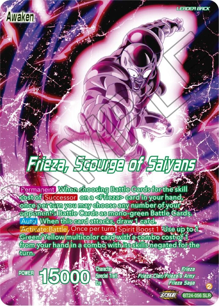 Frieza // Frieza, Scourge of Saiyans [SLR] #BT24-056