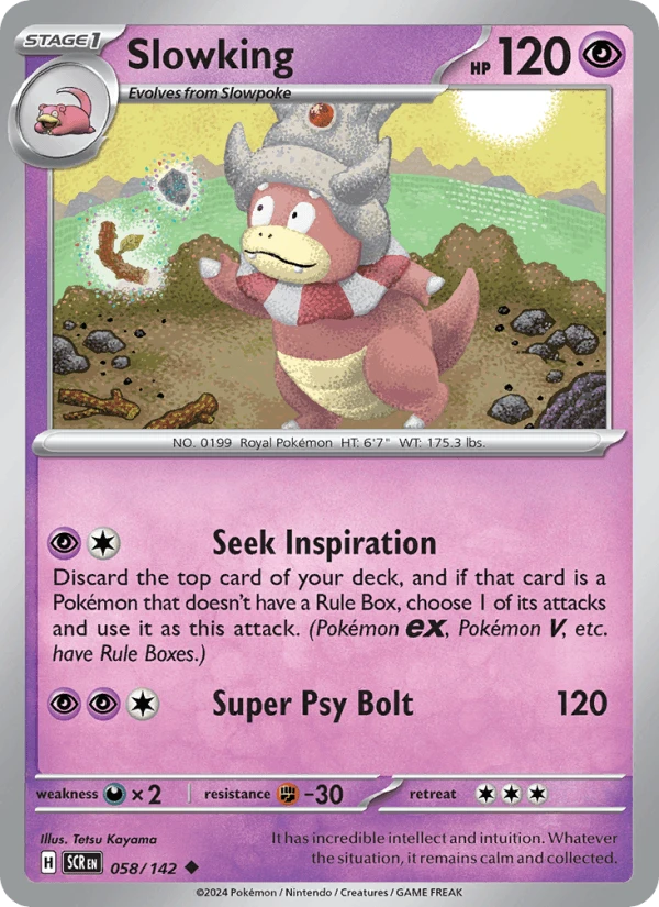 Slowking Reverse Holo #58