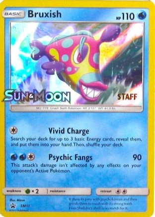Bruxish Prerelease Staff #SM11