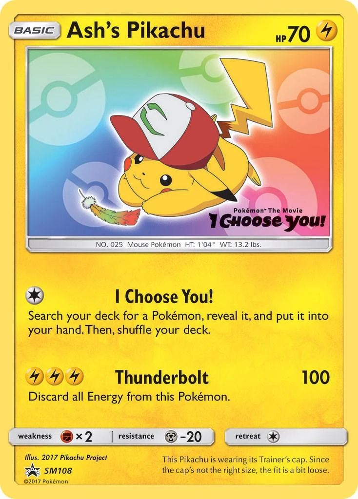 Ash's Pikachu Sm108