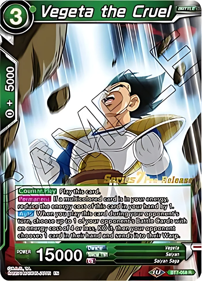 Vegeta the Cruel [Pre-Release] #BT7-058_PR
