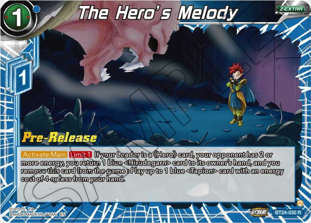 The Hero's Melody [Pre-Release] #BT24-030
