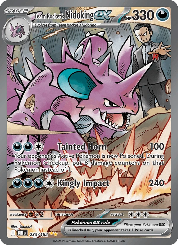Team Rocket's Nidoking Ex #233