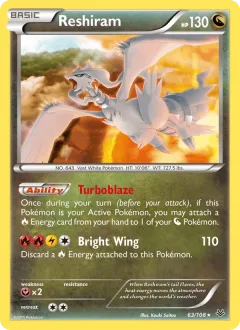 Reshiram Reverse Holo