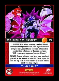 Red Ruthless Mastery [High Tech Foil]