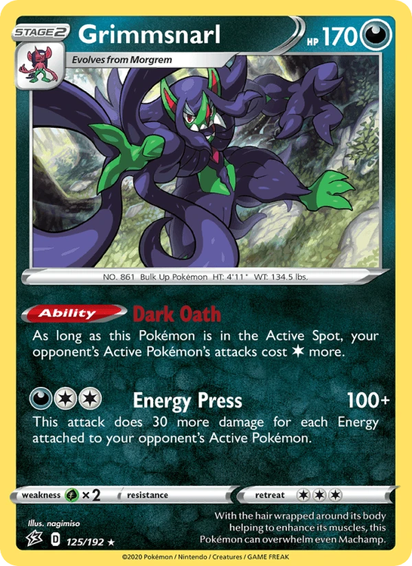 Grimmsnarl Reverse Holo #125