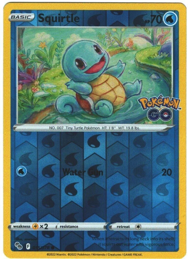 Squirtle Reverse Holo #15