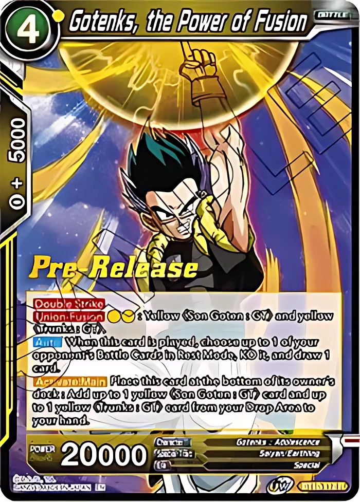 Gotenks, the Power of Fusion [Pre-Release] #BT10-112