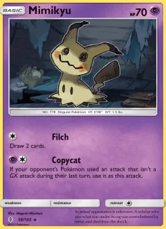 Mimikyu Reverse Holo