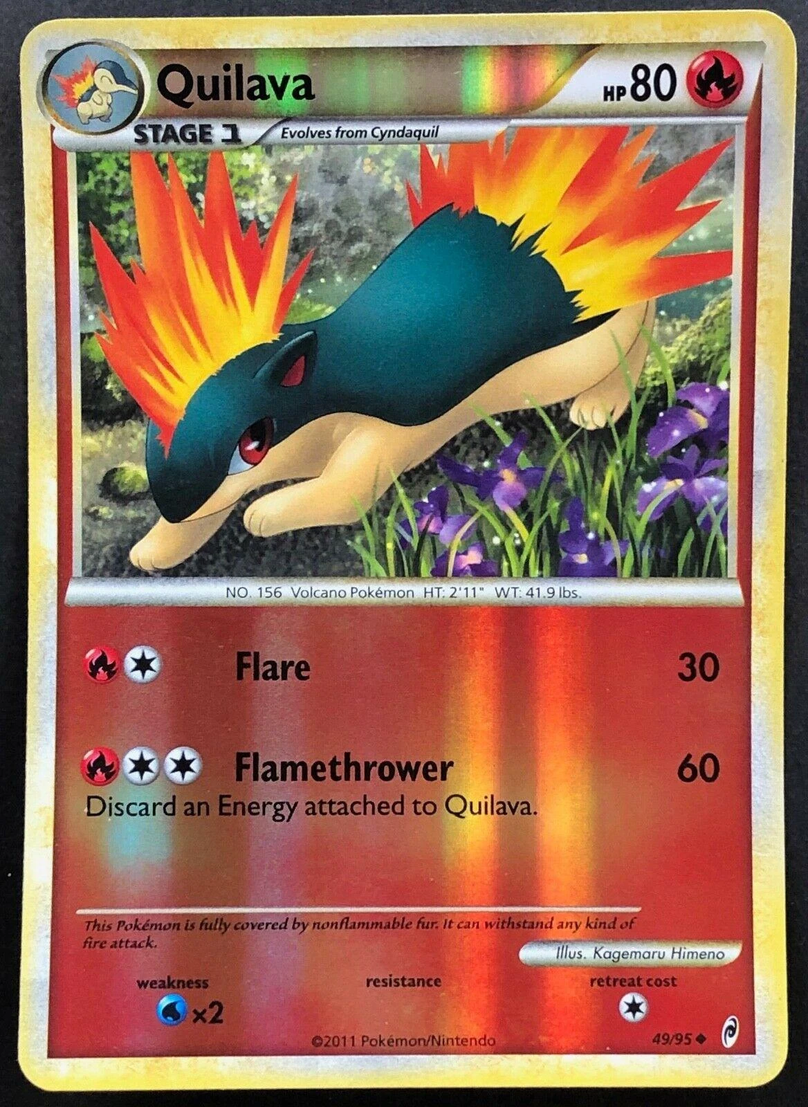 Quilava Reverse Holo #49