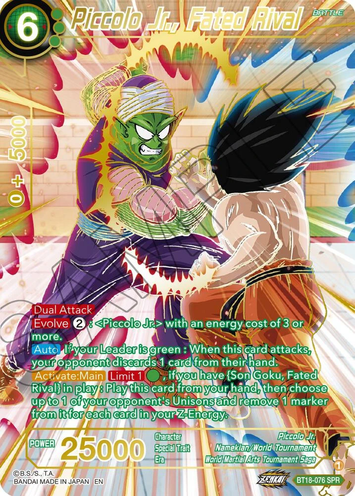 Piccolo Jr., Fated Rival [SPR] #BT18-076