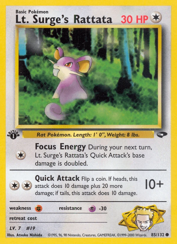 Lt Surge's Rattata #85