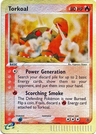 Torkoal Reverse Holo #12