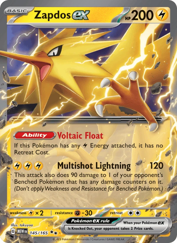 Zapdos Ex #145
