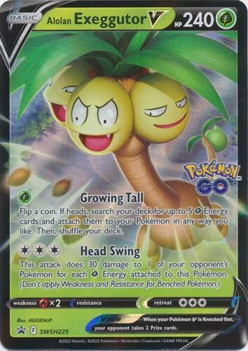 Alolan Exeggutor V Swsh225