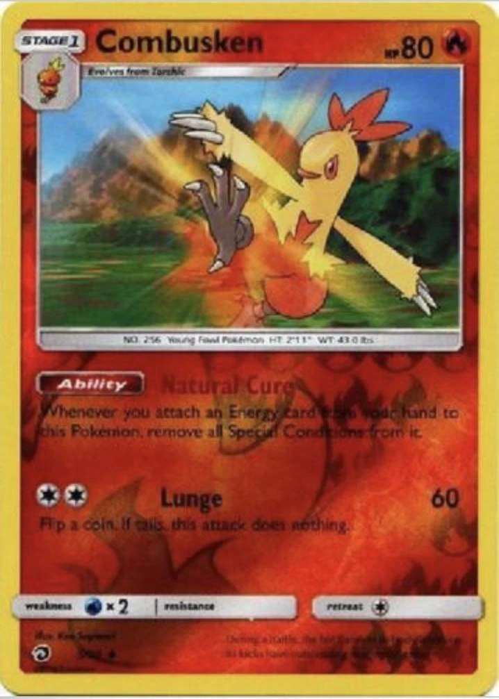 Combusken Reverse Holo #5