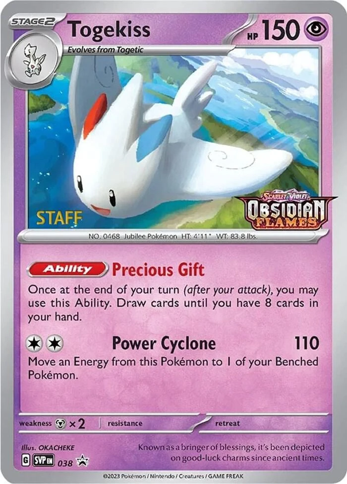 Togekiss Prerelease Staff #38
