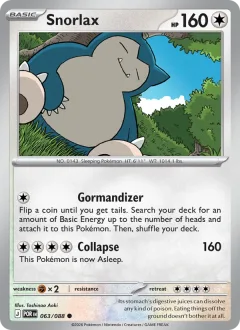 Snorlax Reverse Holo