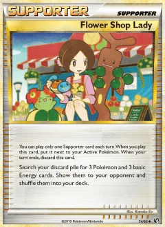 Flower Shop Lady Reverse Holo