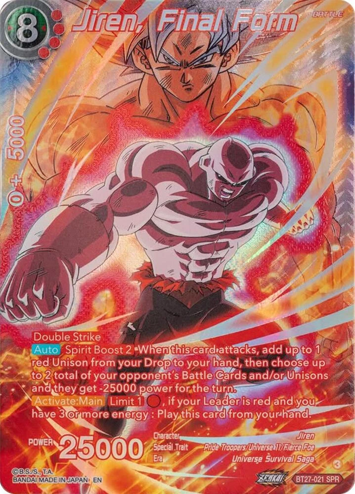 Jiren, Final Form [SPR] #BT27-021