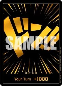 DON!! Card [Black And Gold]