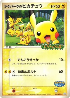 Pokepark's Pikachu 43pcg P