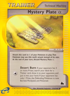 Mystery Plate Reverse Holo